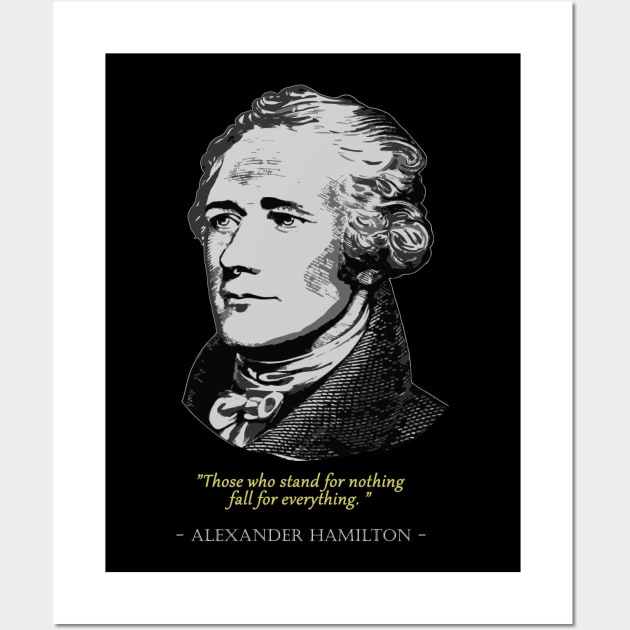 ALexander Hamilton Quote Wall Art by Nerd_art